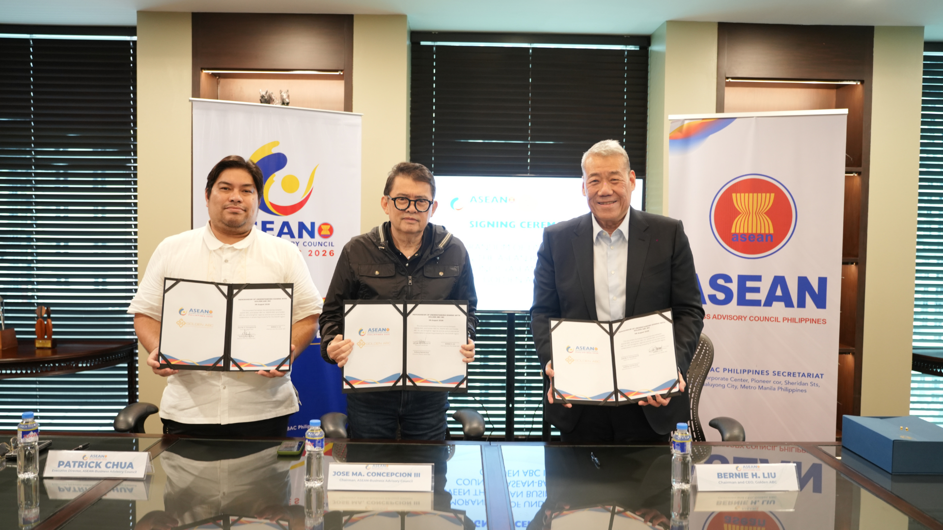 ASEAN-BAC Philippines, Golden ABC enter MOU for ASEAN 2026